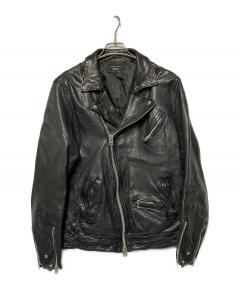中古・古着通販】RHENIUM (レニウム) ダブルライダースジャケット