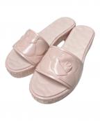 VALENTINO GARAVANIヴァレンティノ・ガラヴァーニ）の古着「Atelier 03 Rose Edition / ラバースライドサンダル」｜ピンク