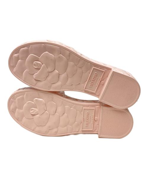 VALENTINO GARAVANI（ヴァレンティノ・ガラヴァーニ）VALENTINO GARAVANI (ヴァレンティノ・ガラヴァーニ) Atelier 03 Rose Edition / ラバースライドサンダル ピンク サイズ:36の古着・服飾アイテム