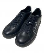 MICHAEL KORSマイケル・コース）の古着「フェイクレザーローカットスニーカー」｜ブラック