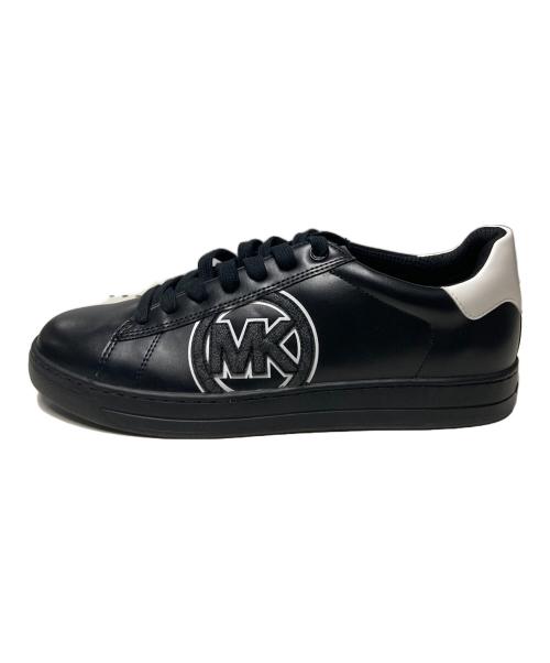 MICHAEL KORS（マイケル・コース）MICHAEL KORS (マイケル・コース) フェイクレザーローカットスニーカー ブラック サイズ:9Mの古着・服飾アイテム