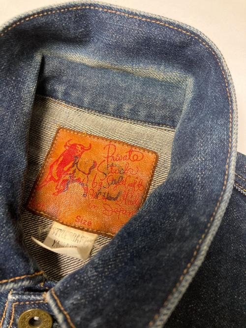 EVISU（エヴィス）EVISU (エヴィス) カモメペイントデニムジャケット インディゴ サイズ:38の古着・服飾アイテム