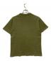 stussy (ステューシー) プリントTシャツ / 紺タグ オリーブ サイズ:M：7000円