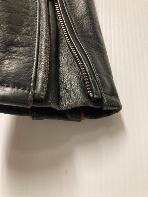HARLEY-DAVIDSON（ハーレーダビッドソン）HARLEY-DAVIDSON (ハーレーダビッドソン) シングルライダースジャケット ブラック サイズ:Lの古着・服飾アイテム