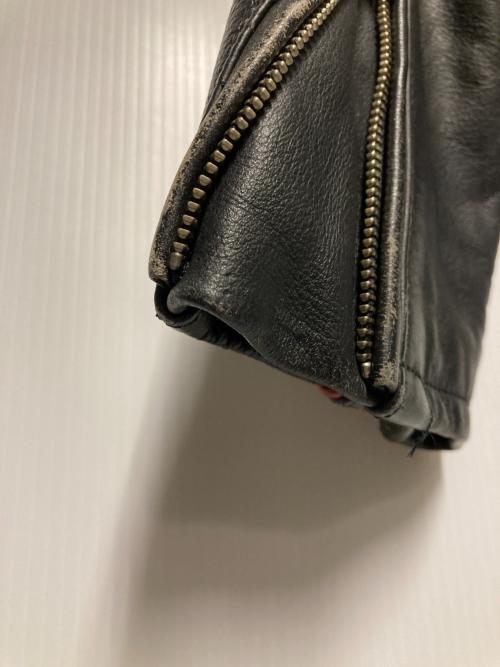 HARLEY-DAVIDSON（ハーレーダビッドソン）HARLEY-DAVIDSON (ハーレーダビッドソン) シングルライダースジャケット ブラック サイズ:Lの古着・服飾アイテム