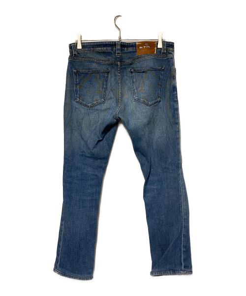 ETRO（エトロ）ETRO (エトロ) ストレッチデニムパンツ ブルー サイズ:32の古着・服飾アイテム