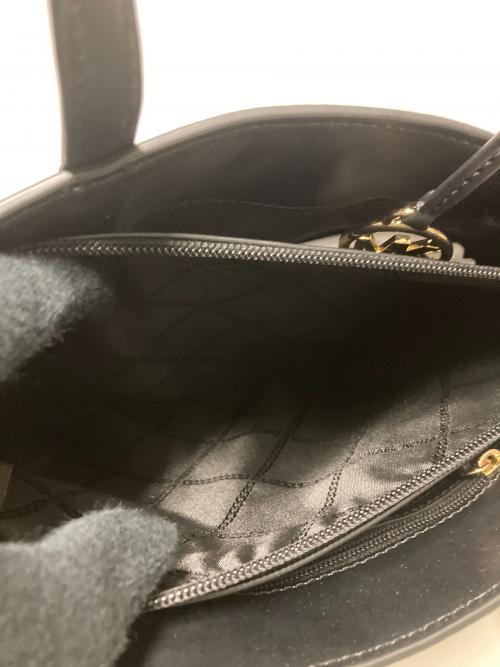 MICHAEL KORS（マイケル・コース）MICHAEL KORS (マイケル・コース) 2WAYショルダーバッグ ブラックの古着・服飾アイテム