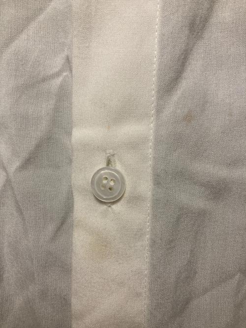 Y's（ワイズ）Y's (ワイズ) 24AW レーヨンロングシャツ ホワイト×ブラック サイズ:2の古着・服飾アイテム