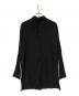 Y's (ワイズ) 24AW レーヨンロングシャツ ホワイト×ブラック サイズ:2：25000円