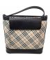 BURBERRY（バーバリー）の古着「ノバチェックショルダーバッグ」｜ベージュ×ブラック