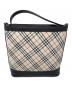 BURBERRY (バーバリー) ノバチェックショルダーバッグ ベージュ×ブラック：35000円