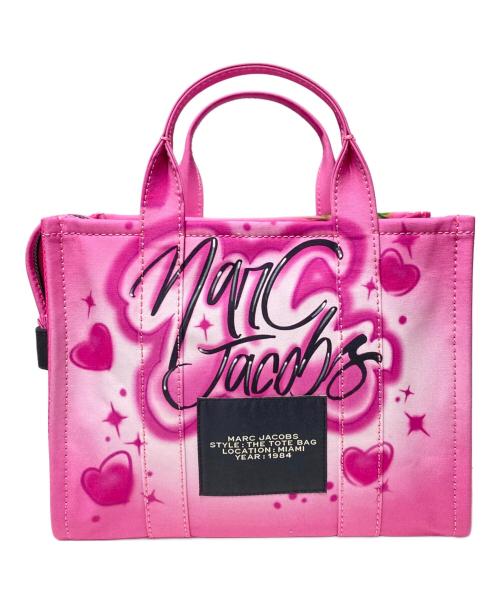 MARC JACOBS（マークジェイコブス）MARC JACOBS (マークジェイコブス) THE CITY TOTE BAG ピンクの古着・服飾アイテム