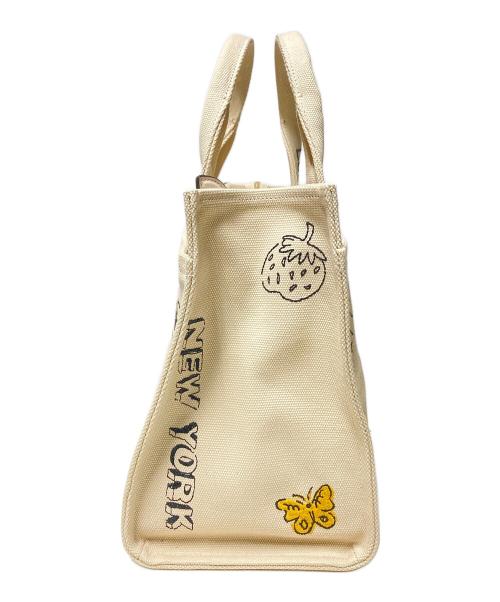 COACH（コーチ）COACH (コーチ) スケッチプリント2WAYトートバッグ アイボリーの古着・服飾アイテム