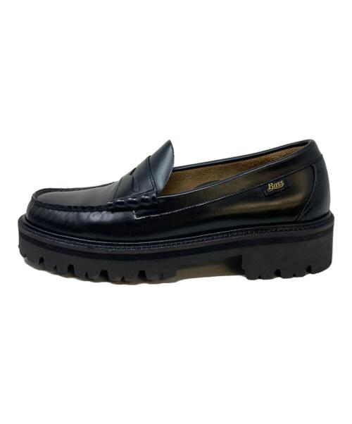 G.H.BASS&CO.（ジー・エイチ・バス・コー）G.H.BASS&CO. (ジー・エイチ・バス・コー) WEEJUN SUPERLUG LARSON MOC PENNY ブラック サイズ:41の古着・服飾アイテム