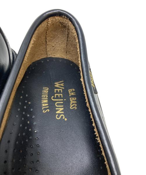 G.H.BASS&CO.（ジー・エイチ・バス・コー）G.H.BASS&CO. (ジー・エイチ・バス・コー) WEEJUN SUPERLUG LARSON MOC PENNY ブラック サイズ:41の古着・服飾アイテム