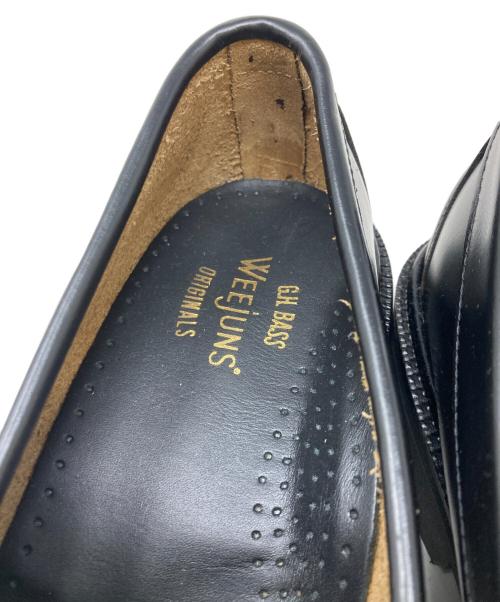 G.H.BASS&CO.（ジー・エイチ・バス・コー）G.H.BASS&CO. (ジー・エイチ・バス・コー) WEEJUN SUPERLUG LARSON MOC PENNY ブラック サイズ:41の古着・服飾アイテム