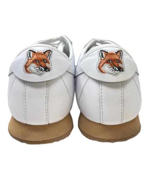 PUMA（プーマ）PUMA (プーマ) maison kitsune (メゾンキツネ) レザーローカットスニーカー ホワイト サイズ:US10の古着・服飾アイテム