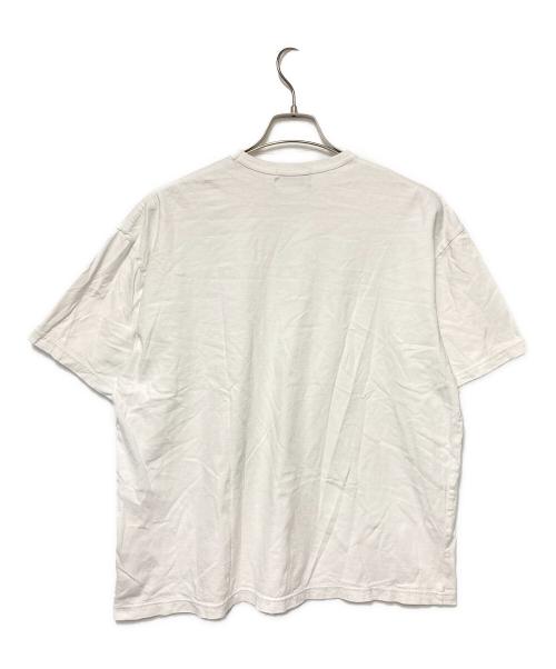 BLACK COMME des GARCONS（ブラックコムデギャルソン）BLACK COMME des GARCONS (ブラックコムデギャルソン) NIKE (ナイキ) スウッシュロゴTクルーネックTシャツ ホワイト サイズ:Sの古着・服飾アイテム