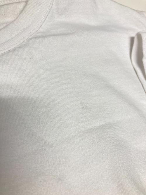 BLACK COMME des GARCONS（ブラックコムデギャルソン）BLACK COMME des GARCONS (ブラックコムデギャルソン) NIKE (ナイキ) スウッシュロゴTクルーネックTシャツ ホワイト サイズ:Sの古着・服飾アイテム