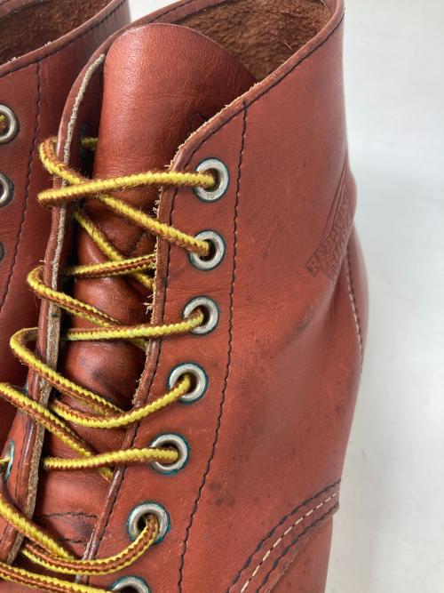 RED WING（レッドウィング）RED WING (レッドウィング) ROUND-TOE / 08年製 ブラウン サイズ:US8.5Dの古着・服飾アイテム