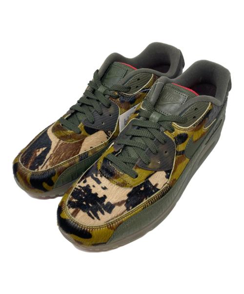 NIKE（ナイキ）NIKE (ナイキ) AIR MAX 90 / CARGO KHAKI グリーン×ブラウン サイズ:US10.5 未使用品の古着・服飾アイテム