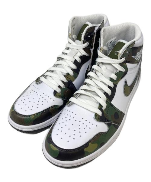 NIKE（ナイキ）NIKE (ナイキ) Air Jordan 1 High Golf ホワイト×グリーン サイズ:US10 未使用品の古着・服飾アイテム