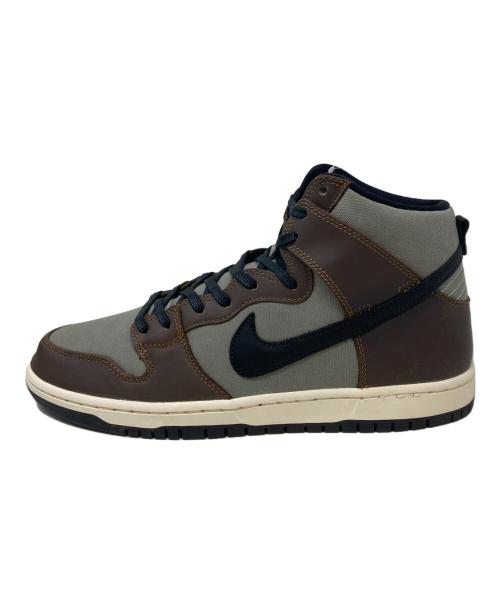 NIKE（ナイキ）NIKE (ナイキ) SB DUNK HIGH PRO ブラウン×グリーン サイズ:US10.5の古着・服飾アイテム