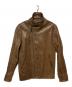 DIESEL Black Gold (ディーゼル ブラック ゴールド) ダブルライダースジャケット ブラウン サイズ:S：14000円
