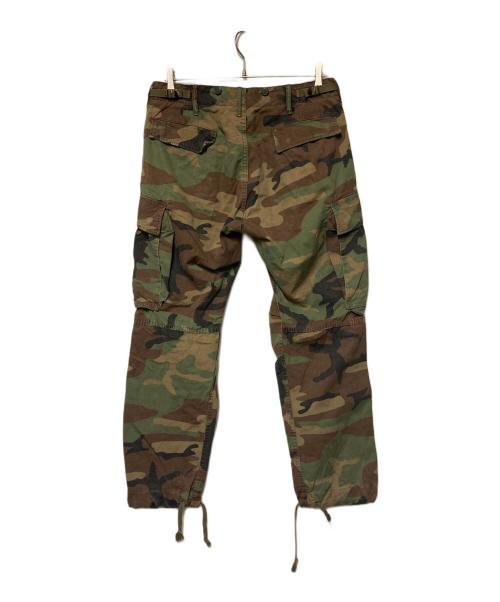 RRL（ダブルアールエル）RRL (ダブルアールエル) カモフラ柄カーゴパンツ グリーン×ブラウン サイズ:30×30の古着・服飾アイテム