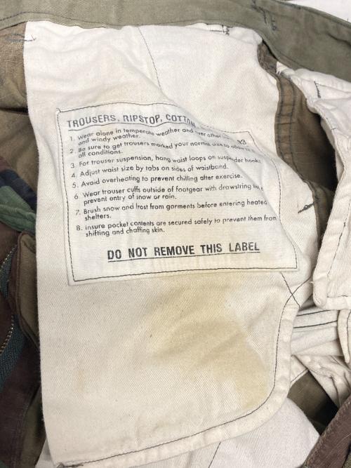 RRL（ダブルアールエル）RRL (ダブルアールエル) カモフラ柄カーゴパンツ グリーン×ブラウン サイズ:30×30の古着・服飾アイテム