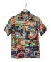 RRL（ダブルアールエル）の古着「PATCHWORK PRINT CAMP SHIRTS」｜ピンク×ネイビー