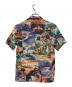 RRL (ダブルアールエル) PATCHWORK PRINT CAMP SHIRTS ピンク×ネイビー サイズ:XS：20000円