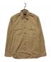 RRL（ダブルアールエル）の古着「コットンツイルミリタリーシャツ」｜ベージュ