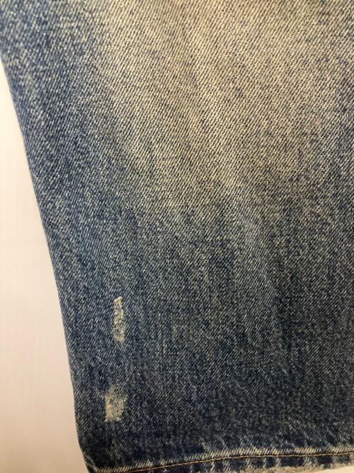RRL（ダブルアールエル）RRL (ダブルアールエル) リペア加工デニムパンツ ブルー サイズ:30×30の古着・服飾アイテム