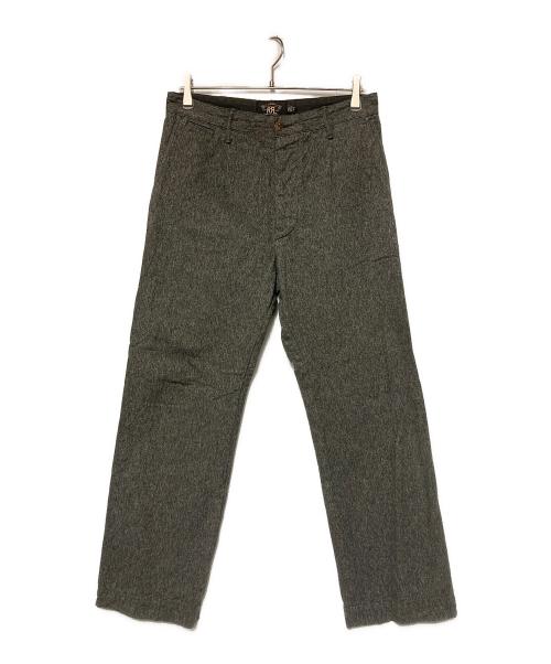 RRL（ダブルアールエル）RRL (ダブルアールエル) タックパンツ グレー サイズ:30×30の古着・服飾アイテム