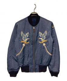 RRL（ダブルアールエル）の古着「リバーシブルスーベニアジャケット」｜ネイビー