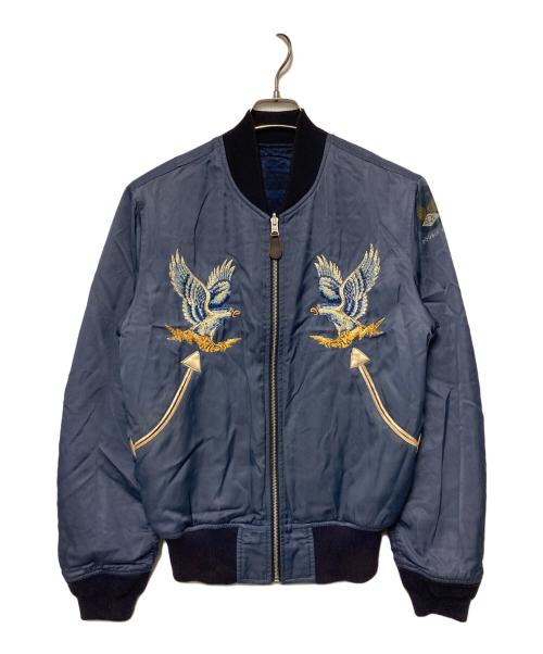 RRL（ダブルアールエル）RRL (ダブルアールエル) リバーシブルスーベニアジャケット ネイビー サイズ:Sの古着・服飾アイテム