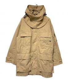 maison kitsune（メゾンキツネ）の古着「中綿入りフーデッドコート」｜ベージュ