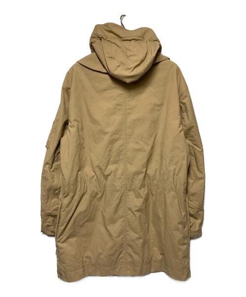 maison kitsune（メゾンキツネ）maison kitsune (メゾンキツネ) 中綿入りフーデッドコート ベージュ サイズ:Sの古着・服飾アイテム