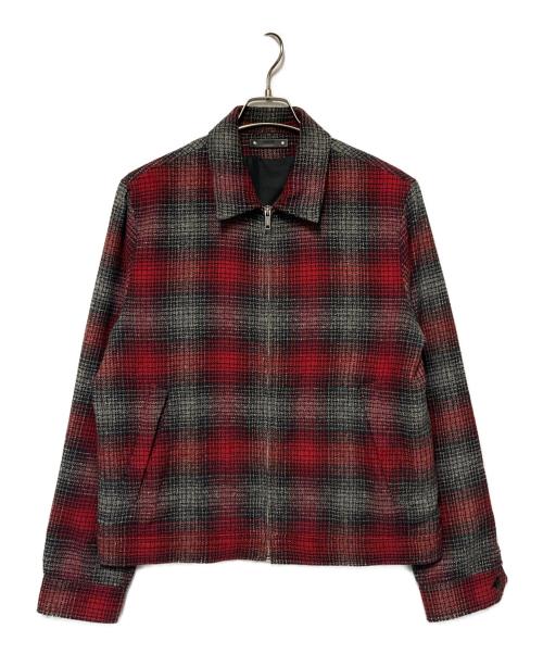 MINEDENIM（マインデニム）MINEDENIM (マインデニム) Grandrelle V.Check Flannel Over SH レッド×ブラック サイズ:3の古着・服飾アイテム