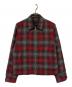 MINEDENIM（マインデニム）の古着「Grandrelle V.Check Flannel Over SH」｜レッド×ブラック