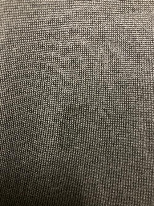 KAPTAIN SUNSHINE（キャプテンサンシャイン）KAPTAIN SUNSHINE (キャプテンサンシャイン) JOHN SMEDLEY (ジョンスメドレー) ウールニットポロシャツ グレー サイズ:Mの古着・服飾アイテム