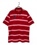 SUPREMEシュプリーム）の古着「25SS Cursive Polo」｜レッド×ピンク