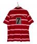 SUPREME (シュプリーム) 25SS Cursive Polo レッド×ピンク サイズ:XL：20000円