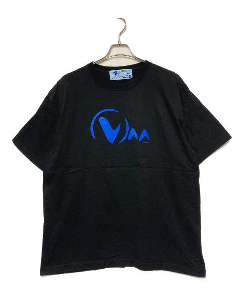 FRAGMENT DESIGN（フラグメントデザイン）FRAGMENT DESIGN (フラグメントデザイン) V.A.A (ヴァージル・アブロー・アーカイブ) コラボプリントTシャツ ブラック サイズ:XLの古着・服飾アイテム