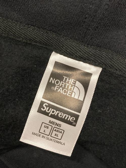 SUPREME（シュプリーム）SUPREME (シュプリーム) THE NORTH FACE (ザ ノース フェイス) 22SS Bandana Hooded Sweatshirt ブラック×ブルー サイズ:XLの古着・服飾アイテム