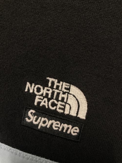 SUPREME（シュプリーム）SUPREME (シュプリーム) THE NORTH FACE (ザ ノース フェイス) 22SS Bandana Hooded Sweatshirt ブラック×ブルー サイズ:XLの古着・服飾アイテム
