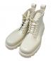 BOTTEGA VENETA（ボッテガベネタ）の古着「SHINY RUBBER STRIDE ANKLE BOOTS」｜ベージュ