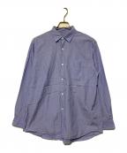 COMOLIコモリ）の古着「19SS レギュラーカラーシャツ」｜ラベンダー