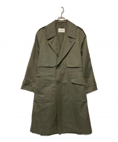 PUBLIC TOKYO 定価63800円コットンギャバハイクラストレンチコート 中古・古着通販】PUBLIC TOKYO (パブリックトウキョウ) コットンギャバ